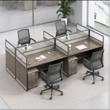 厂家直销职员办公桌椅新品屏风隔断4人组合办公桌6人工位时尚简约ZP002